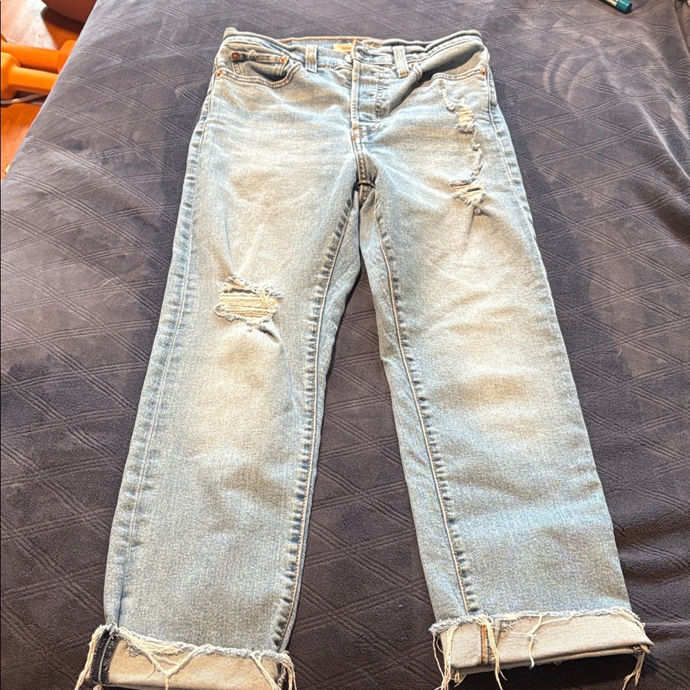 Levi's Light Blue Boyfriend Jeans
